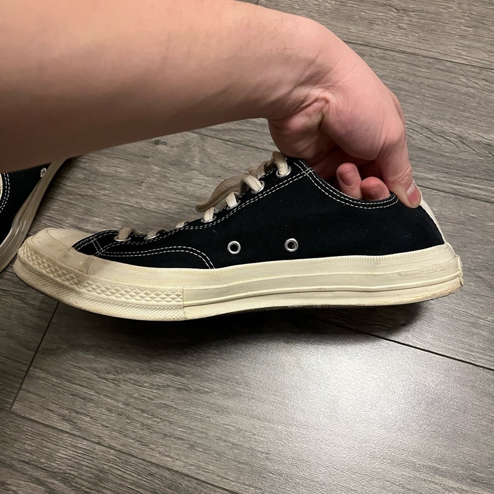 Comme des Garcons Play Black Sneakers image 5